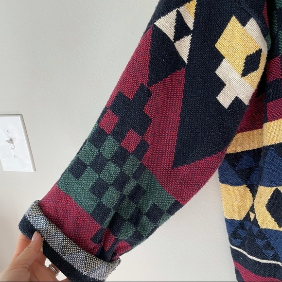 Vintage Tapestry Cardigan Blanket Coat sz OS - Picture 2 of 7